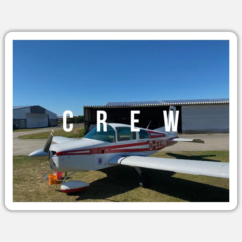 GRUMMAN CREW Sticker Größe S (10 x 10 cm)
