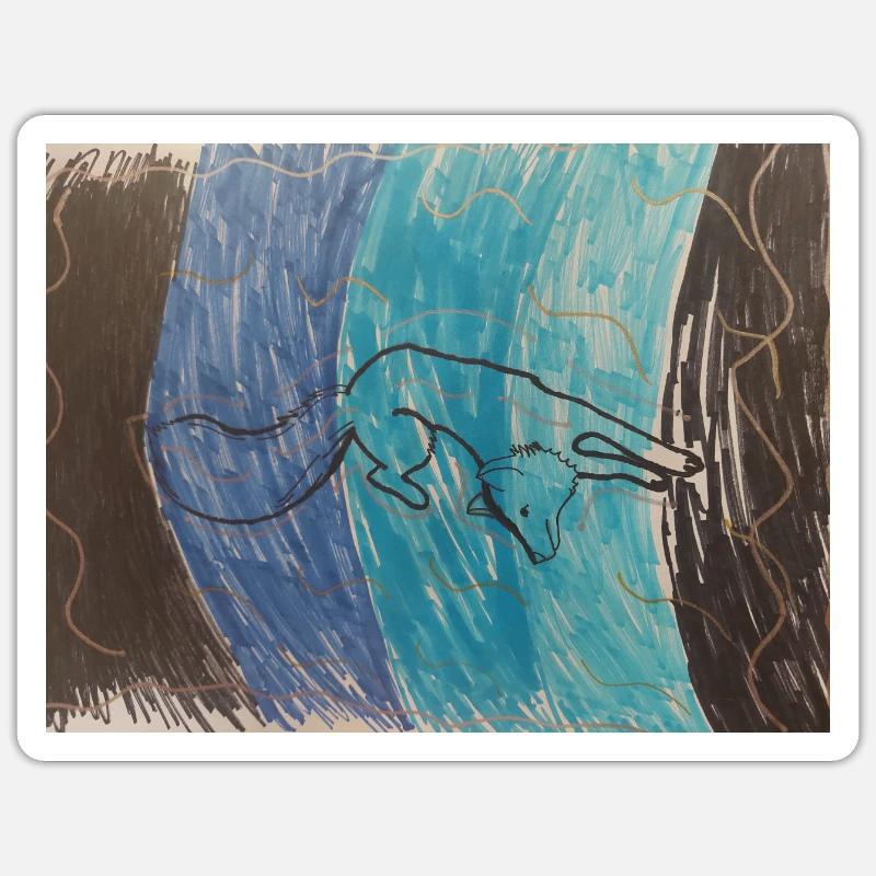 Sticker Größe S (10 x 10 cm) - 