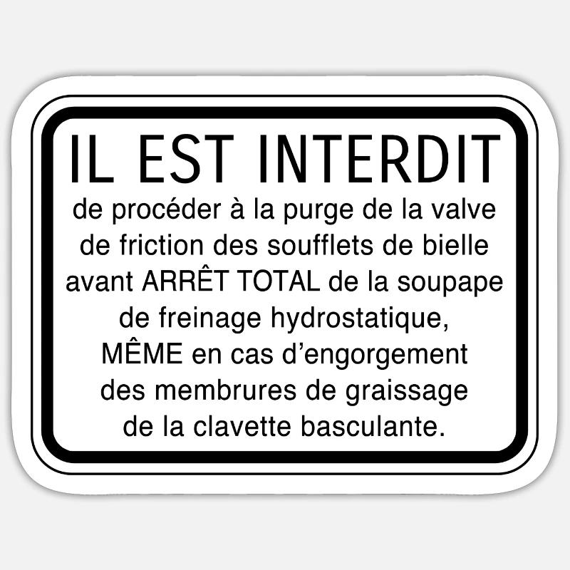 Sticker taille S (10 x 10 cm) - 