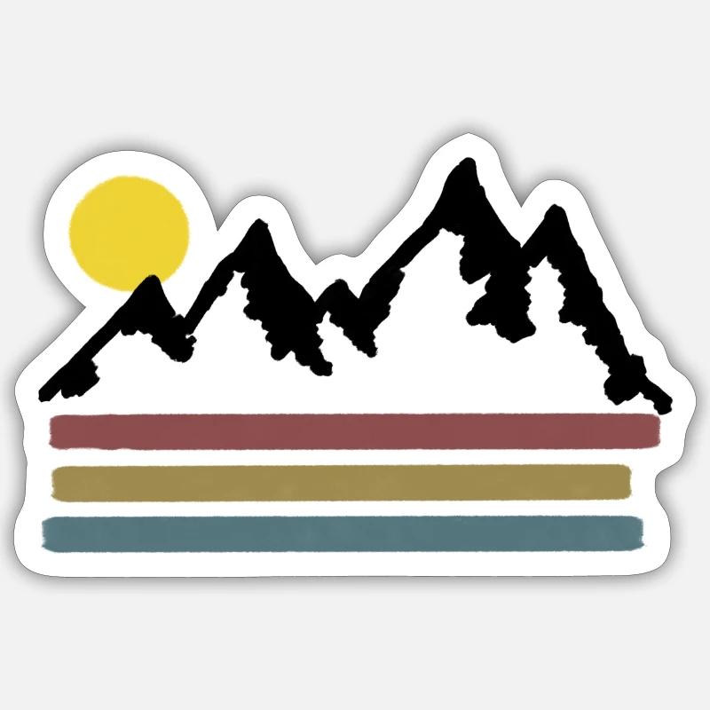 Explorez et découvrez Sticker taille S (10 x 10 cm)