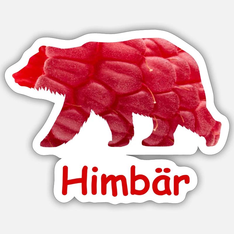 Himbär - Sticker Größe S (10 x 10 cm) - Mattweiß