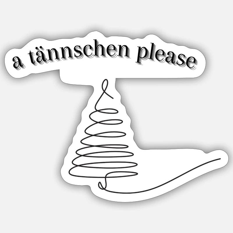sächsischer Spruch Sticker Größe S (10 x 10 cm)