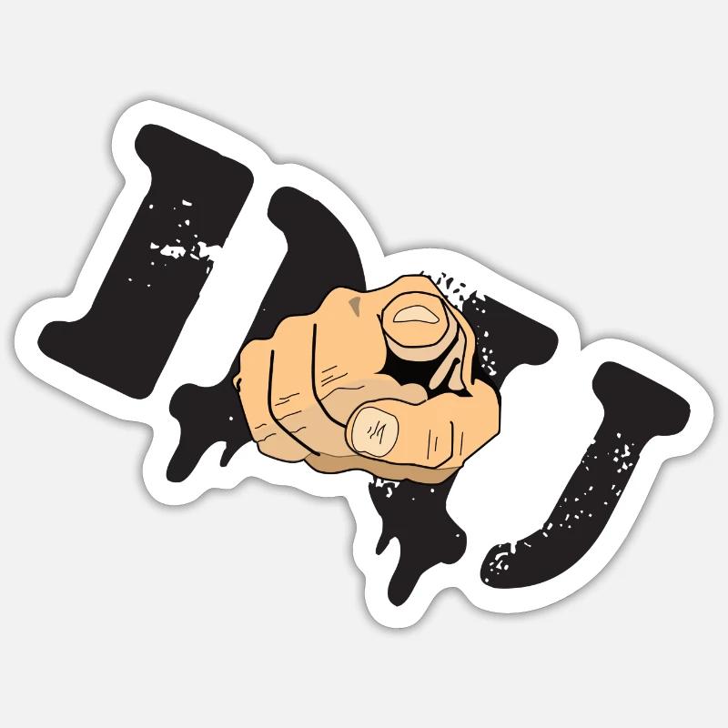 Sticker Größe S (10 x 10 cm) - 