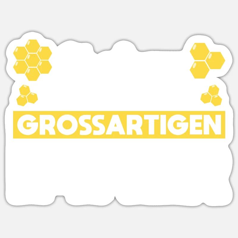 Imker Ehefrau Bienen Geschenk Sticker Größe S (10 x 10 cm)