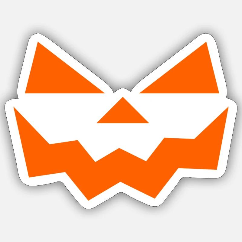 Cooles Halloweendesign Sticker Größe S (10 x 10 cm)