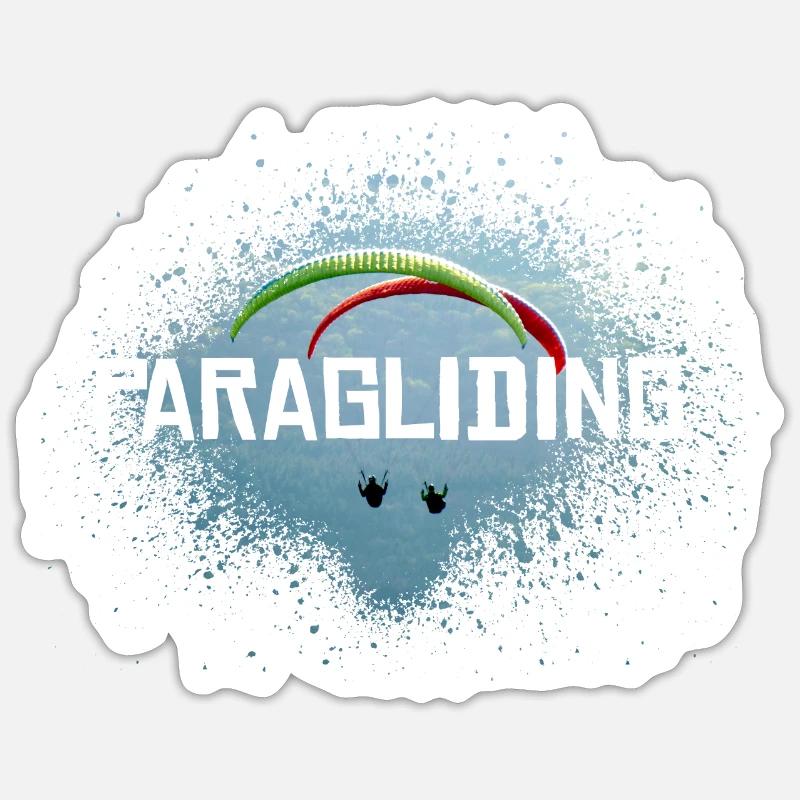 Gliding Into Sunset Sticker Größe S (10 x 10 cm)