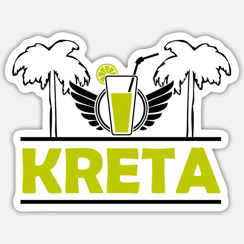 Kreta Sticker Größe S (10 x 10 cm)