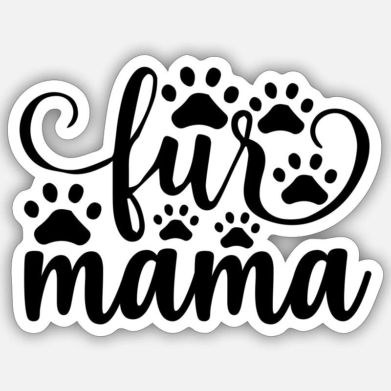 pour maman 2 Sticker taille S (10 x 10 cm)