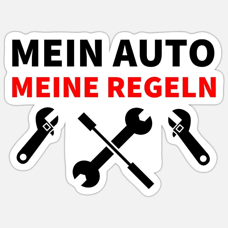 Auto Sticker Größe S (10 x 10 cm)