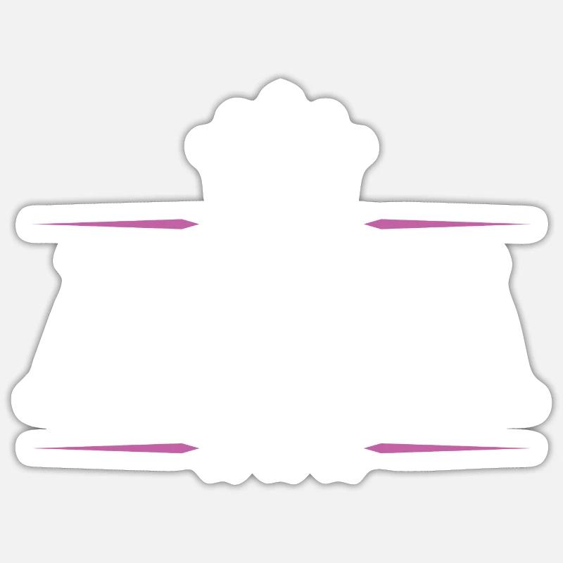 Anna - Sticker size S (10 x 10 cm) - white matte