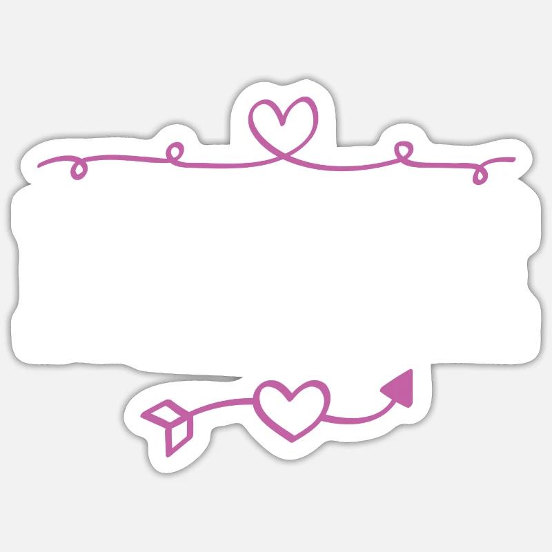 Jennifer - Sticker size S (10 x 10 cm) - white matte