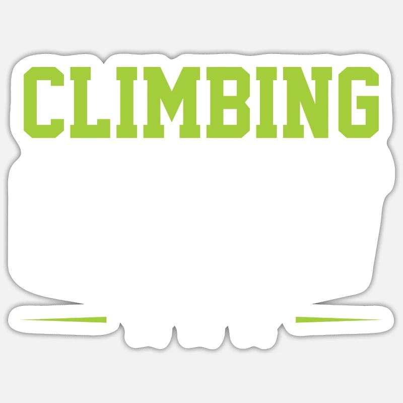 Équipage d’escalade - Sticker taille S (10 x 10 cm) - blanc mat