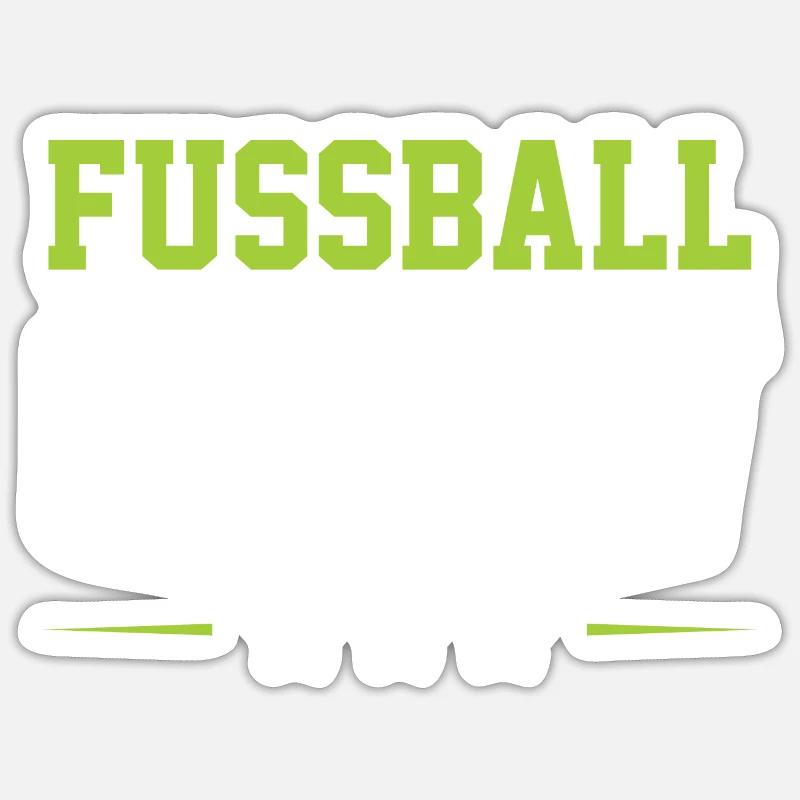 Équipe de football - Sticker taille S (10 x 10 cm) - blanc mat