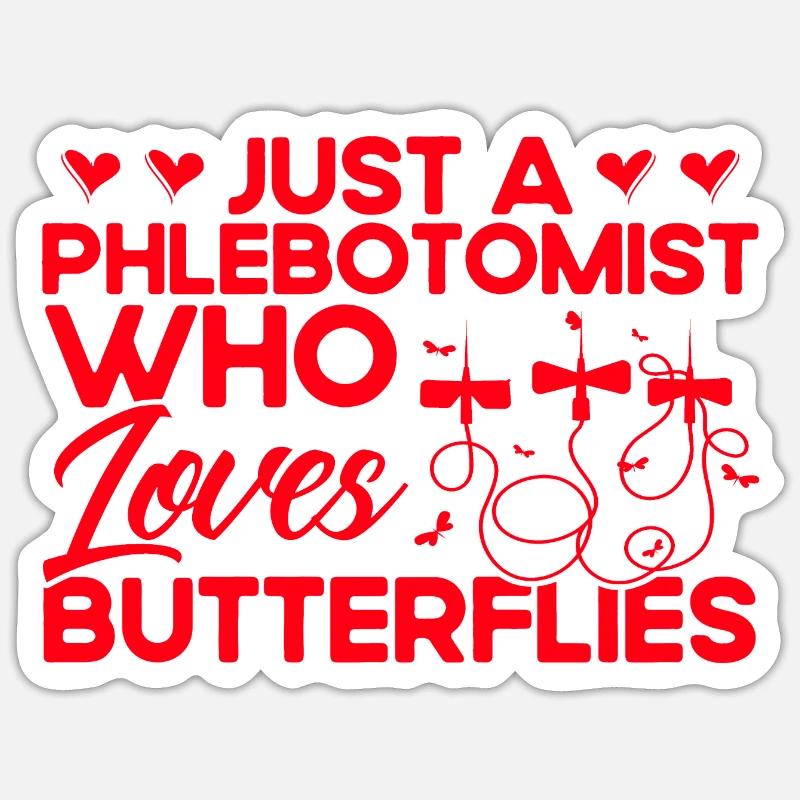 Phlebotomy Laboratory Phlebotomist Phlebotomist Tech G Sticker size S (10 x 10 cm)