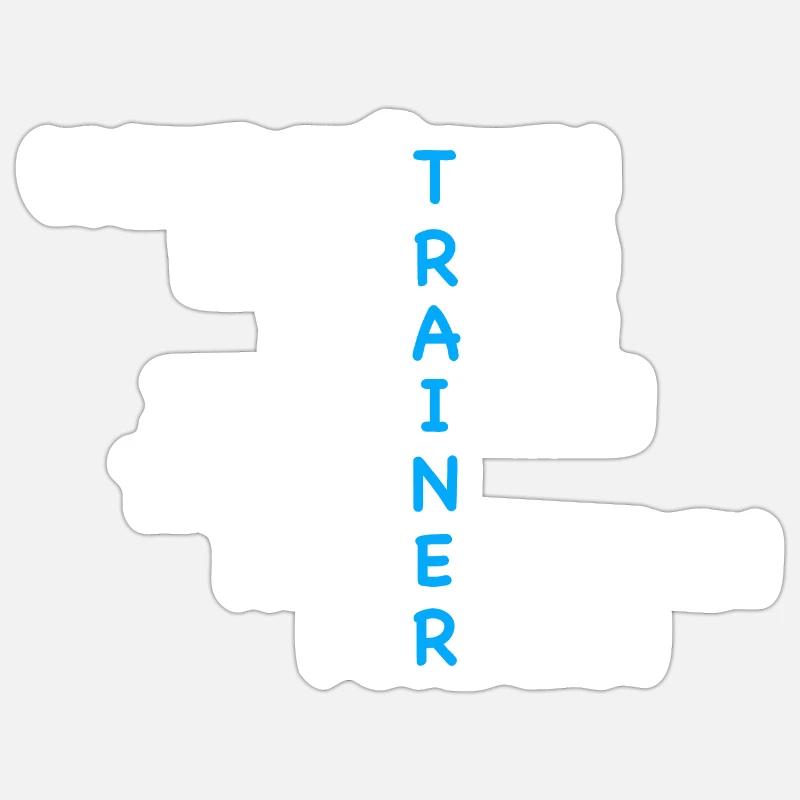 Trainer - Support und Förderung Sticker Größe S (10 x 10 cm)