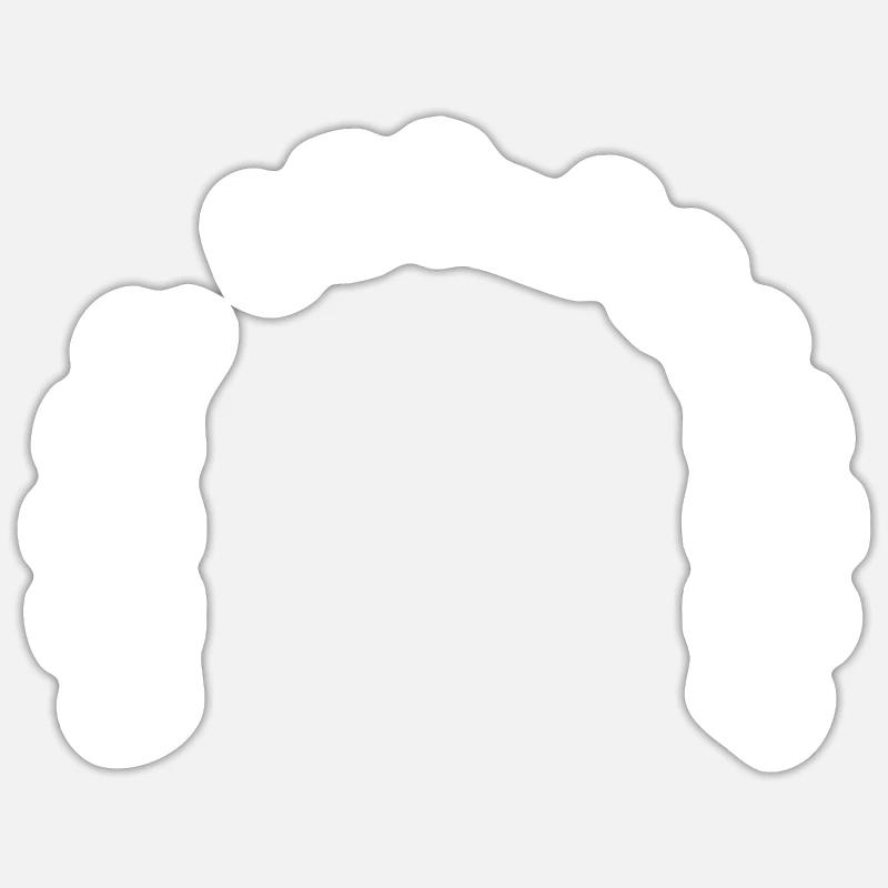 Servir et protéger Sticker taille S (10 x 10 cm)