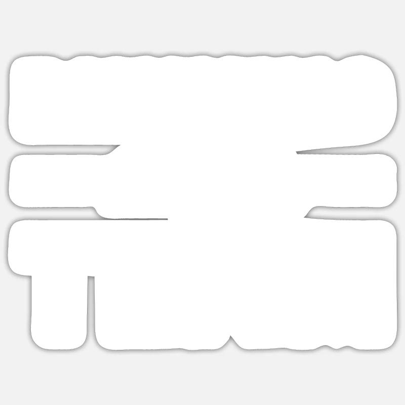 Running Team - Sticker size S (10 x 10 cm) - white matte