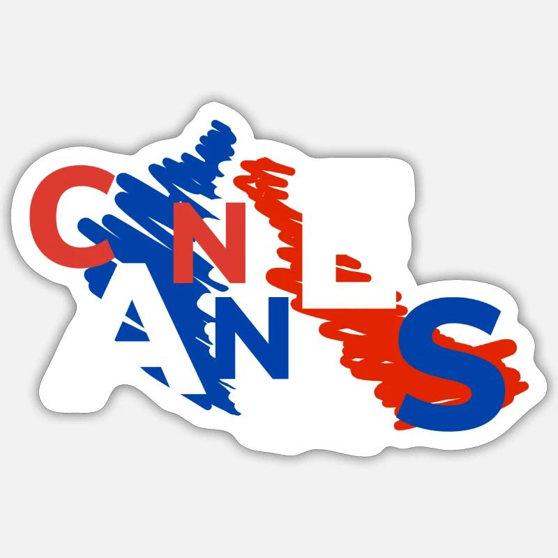Cannes Bébé - Sticker taille S (10 x 10 cm) - blanc mat
