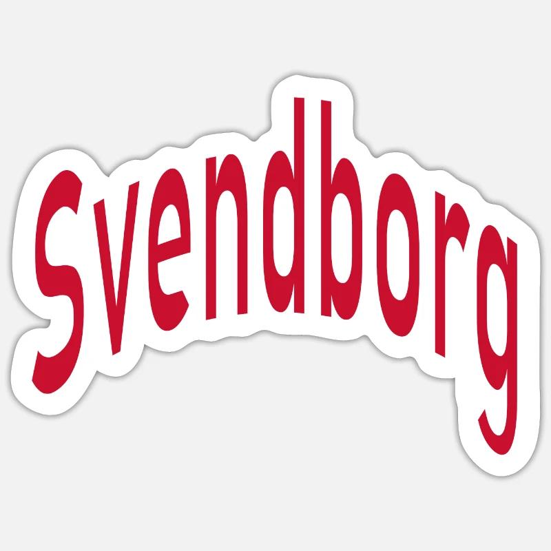 Canton de Svendborg Sticker taille S (10 x 10 cm)
