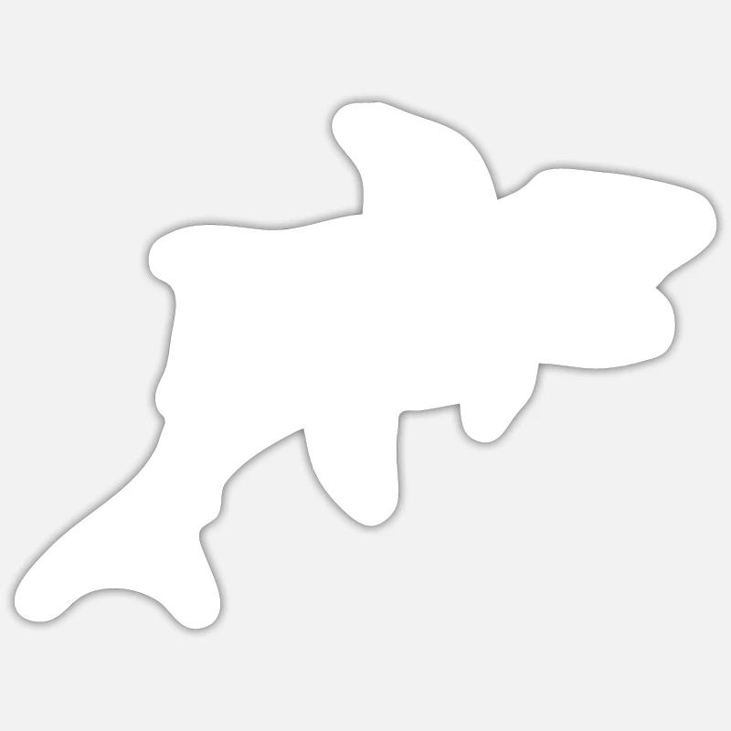 Mauvais poisson Sticker taille S (10 x 10 cm)