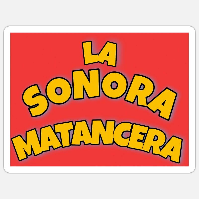 Salseros - Sticker Größe S (10 x 10 cm) - Mattweiß