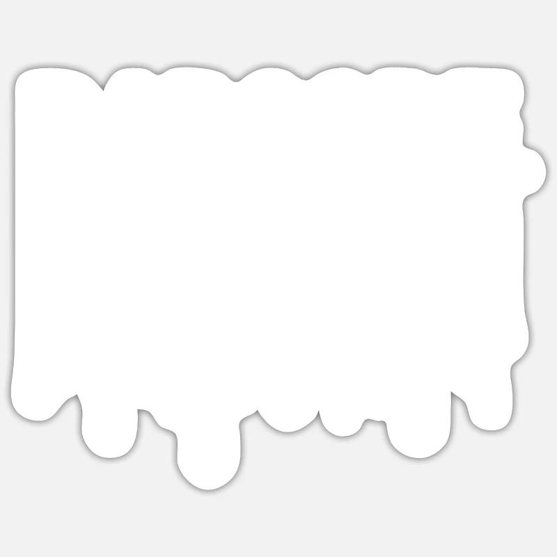 B4RCODE. Fusion - Sticker taille S (10 x 10 cm) - blanc mat