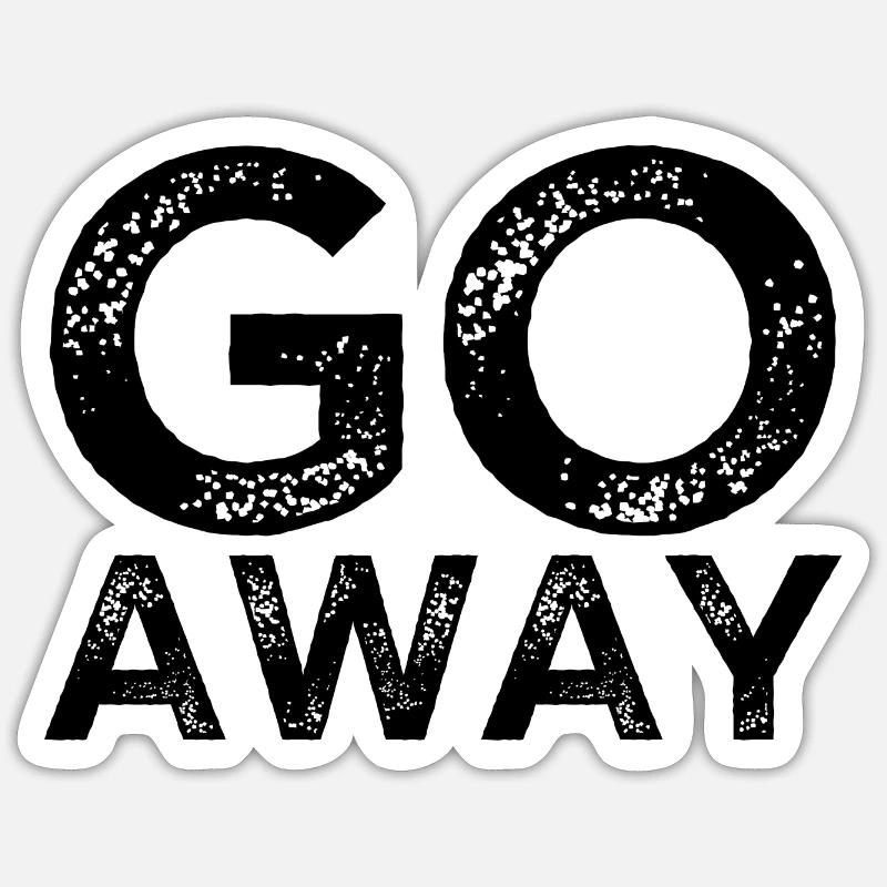 Partez - Sticker taille S (10 x 10 cm) - blanc mat