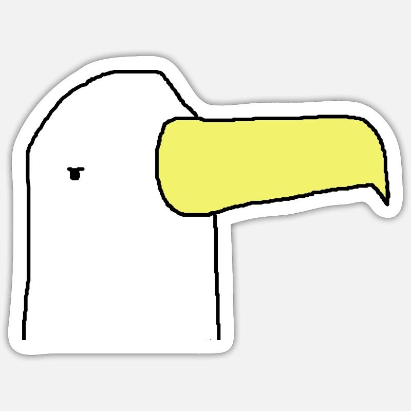 Aigle - Sticker taille S (10 x 10 cm) - blanc mat