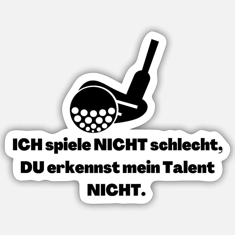 Golf Sticker Größe S (10 x 10 cm)