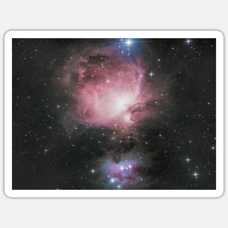 Nébuleuse d’Orion - Sticker taille S (10 x 10 cm) - blanc mat