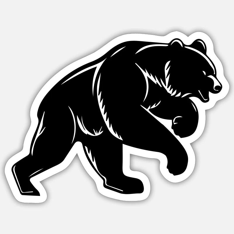 Bär Sticker Größe S (10 x 10 cm)