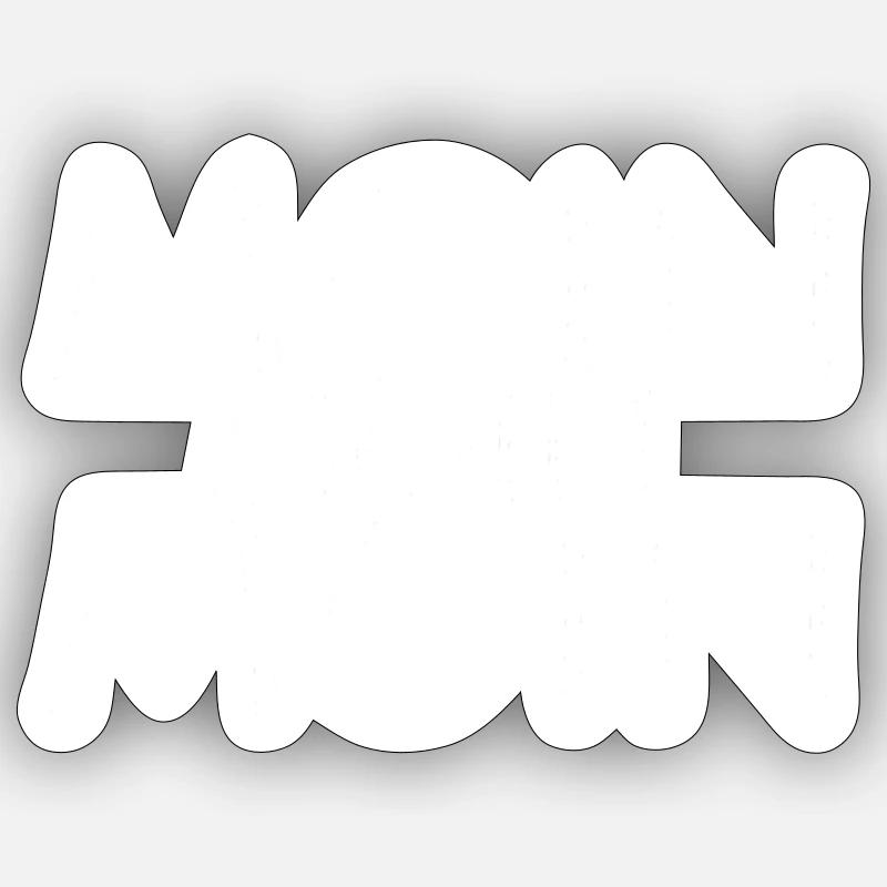 Moin 9 - Sticker Größe S (10 x 10 cm) - Mattweiß