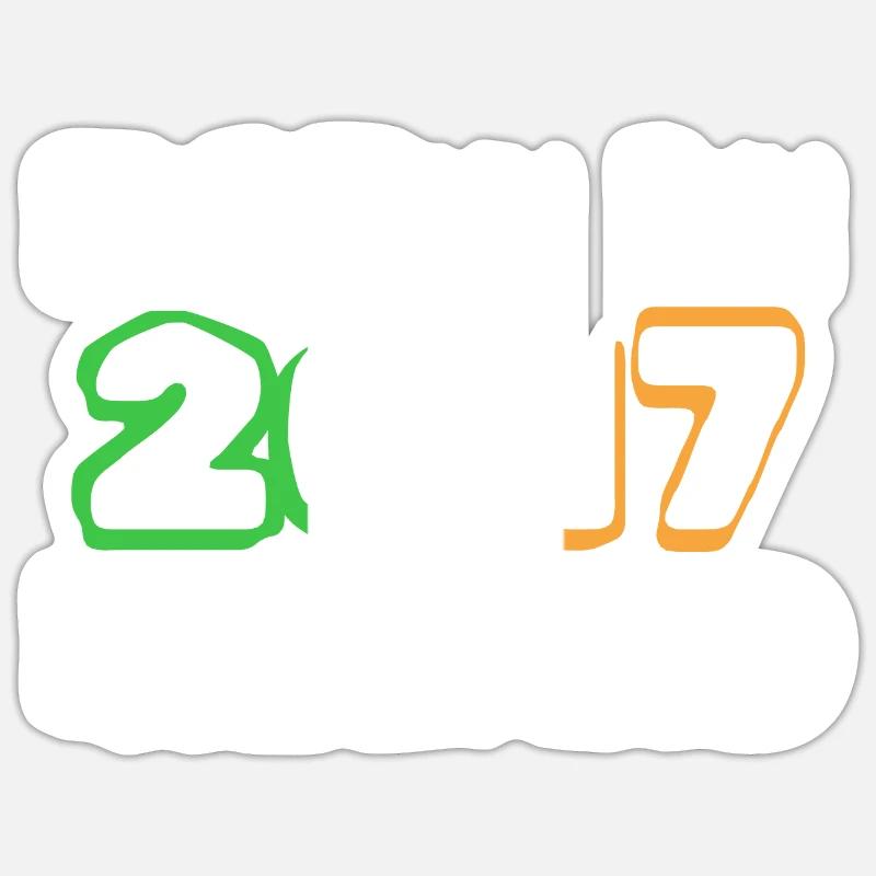 Ireland 2017 - Sticker size S (10 x 10 cm) - white matte