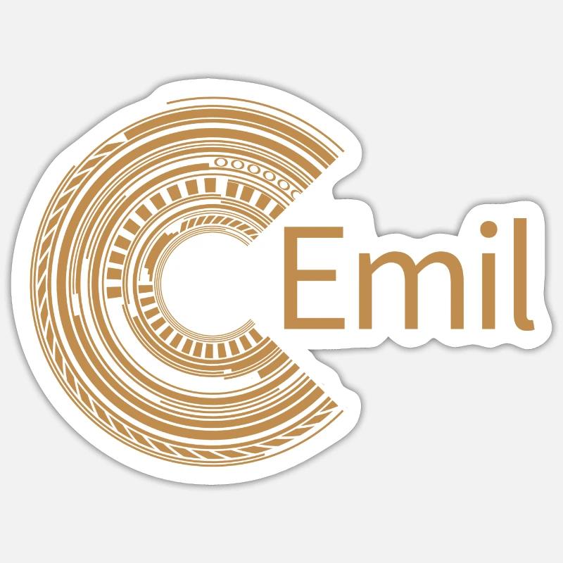 For Emil - Sticker size S (10 x 10 cm) - white matte
