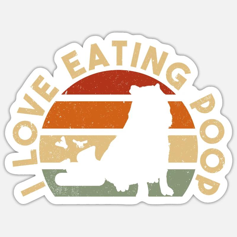 Rongeur Capybara - Sticker taille S (10 x 10 cm) - blanc mat