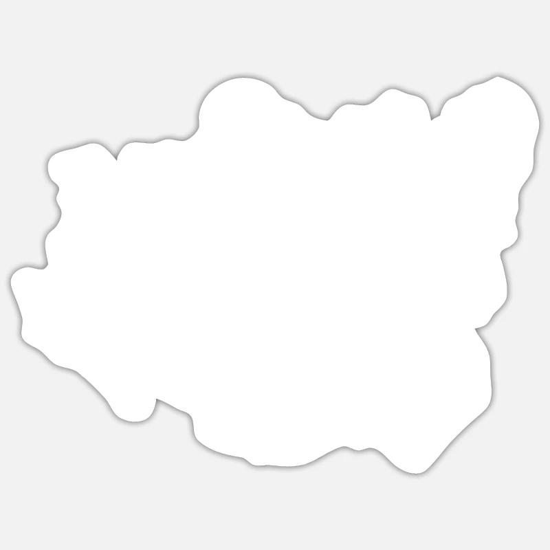 Snowboarding Ride Style Deep Snow Snowboard Move Sticker size S (10 x 10 cm)