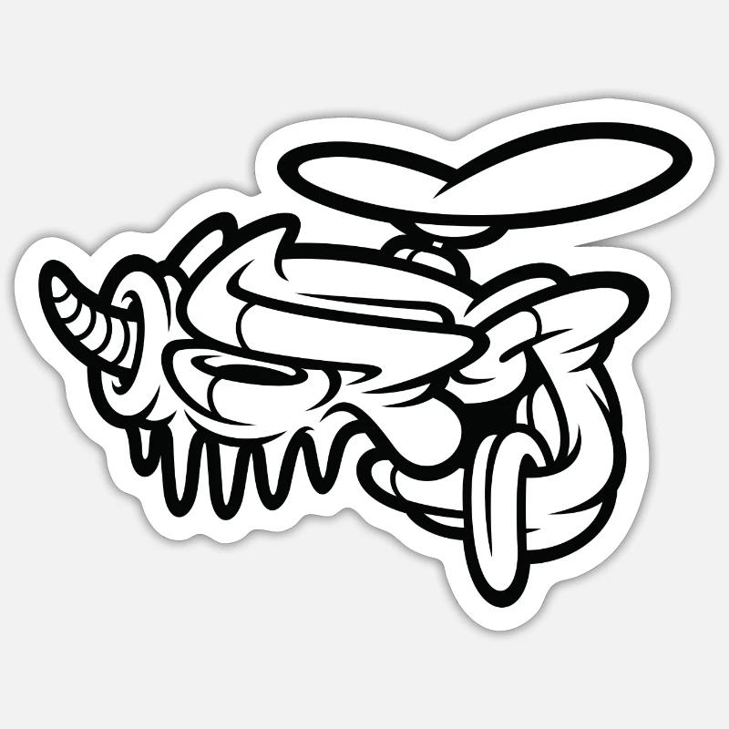 Sticker Größe S (10 x 10 cm) - 