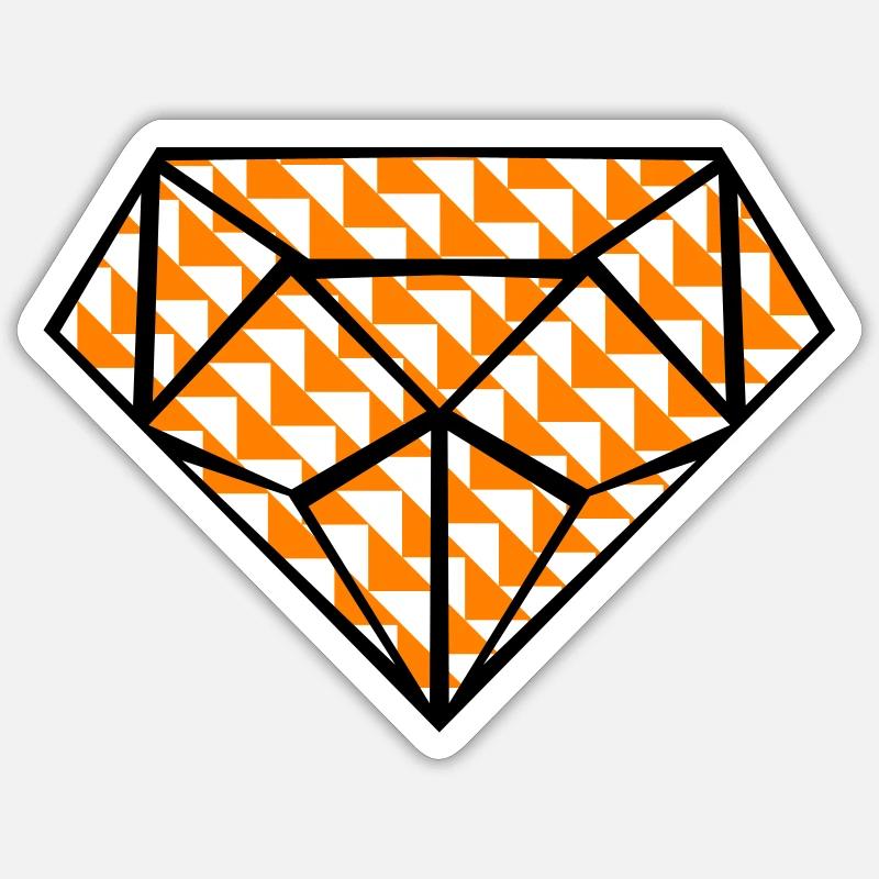 diamond design art 2 Sticker Größe S (10 x 10 cm)
