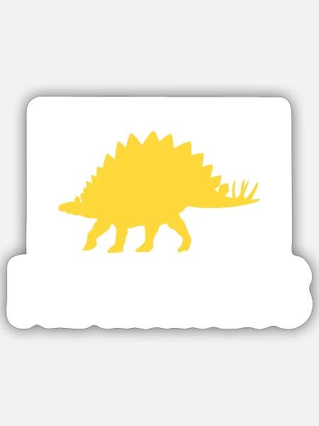Papasaurus - Sticker Größe S (10 x 10 cm) - Mattweiß