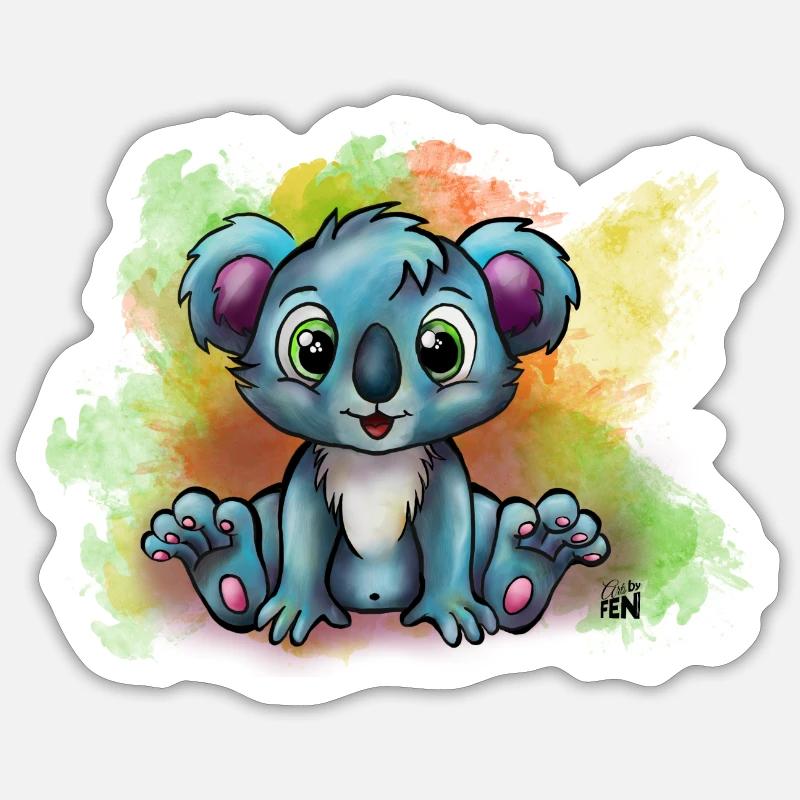 Bébé Koala Sticker taille S (10 x 10 cm)