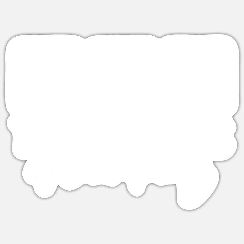 Chimiste Chimie Enseignant Élément - Sticker taille S (10 x 10 cm) - blanc mat