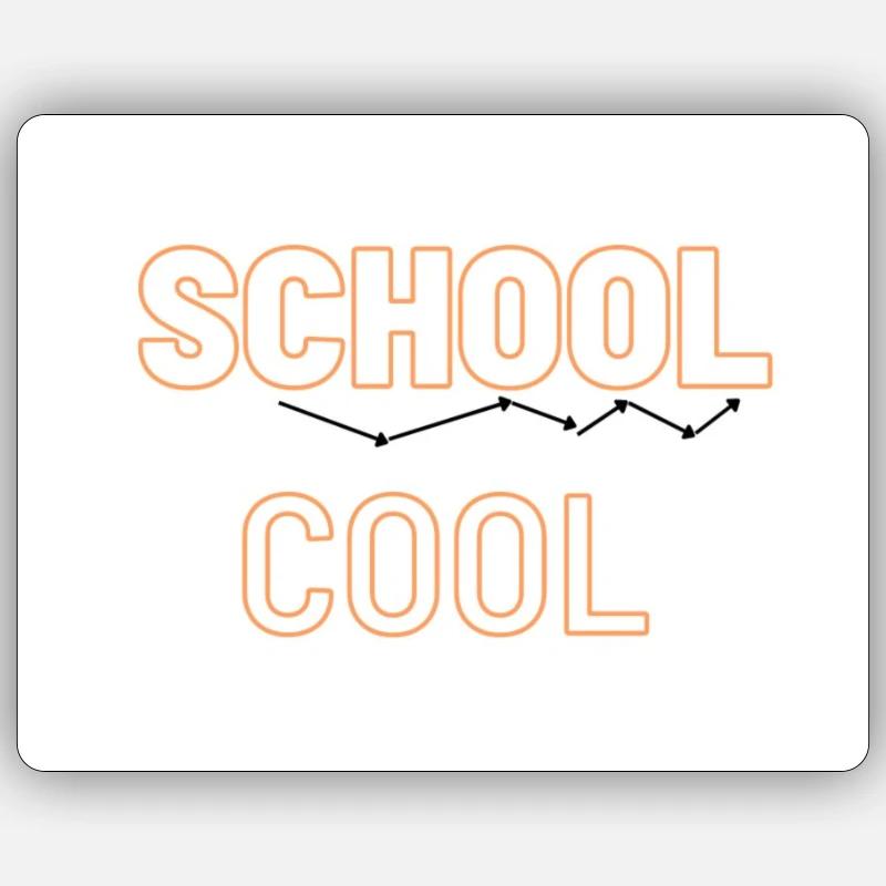 École = Impression cool Sticker taille S (10 x 10 cm)
