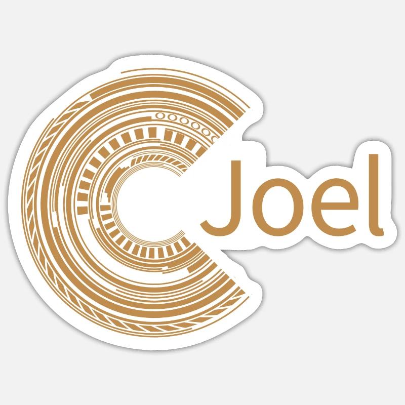 Pour Joël - Sticker taille S (10 x 10 cm) - blanc mat
