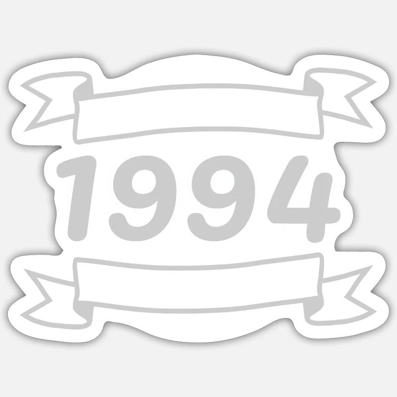 Oldtimer 1994 - Sticker Größe S (10 x 10 cm) - Mattweiß