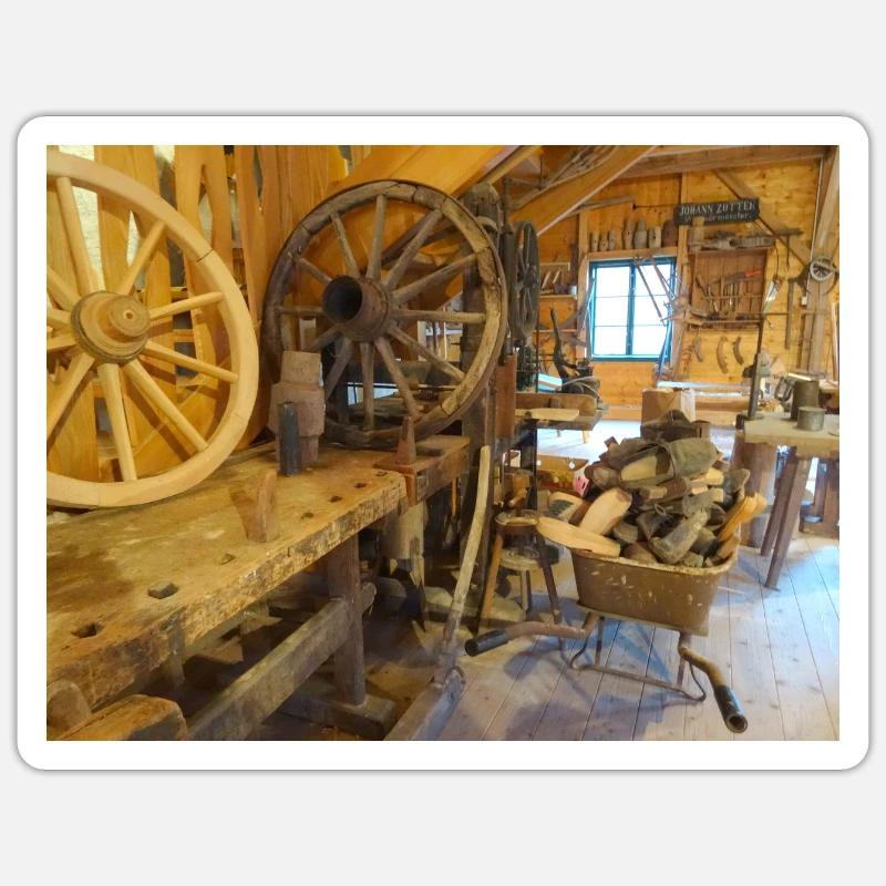 A already museum-ready Sticker size S (10 x 10 cm)