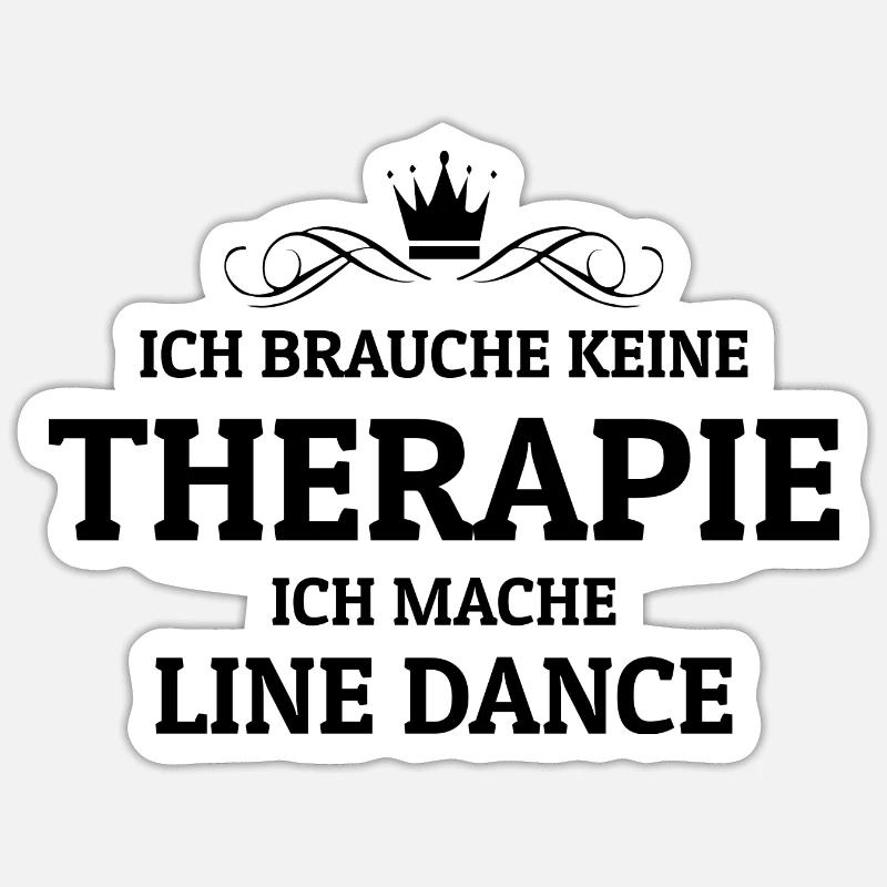 Dancing Dance Music - Sticker Größe S (10 x 10 cm) - Mattweiß