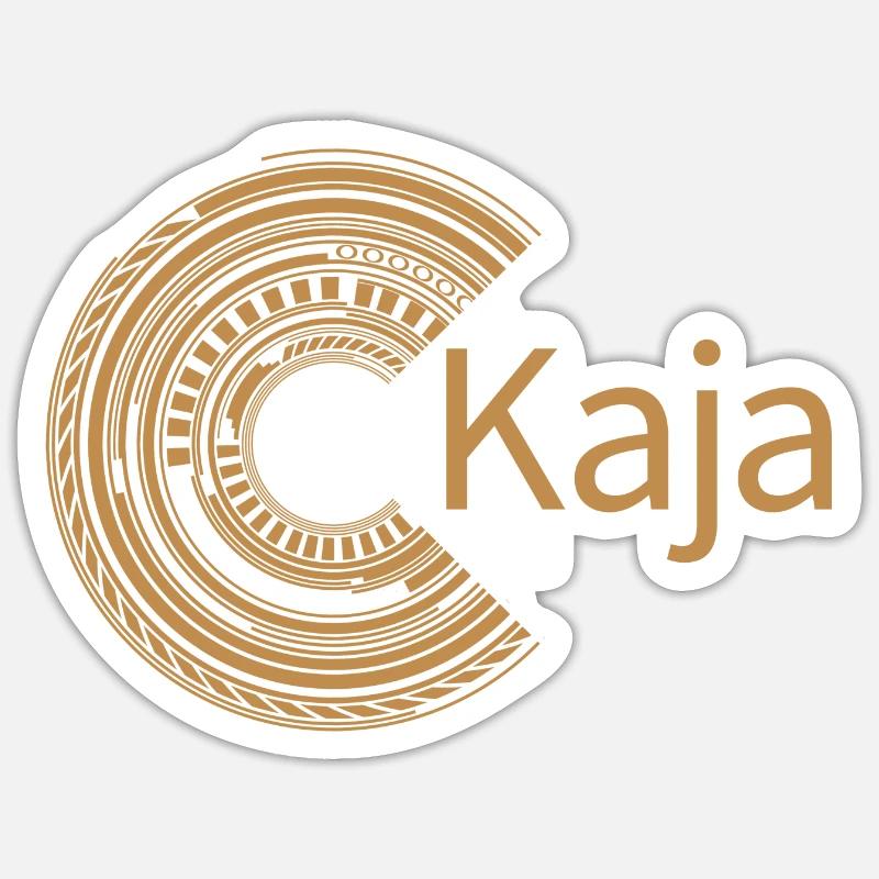 Für Kaja - Sticker Größe S (10 x 10 cm) - Mattweiß
