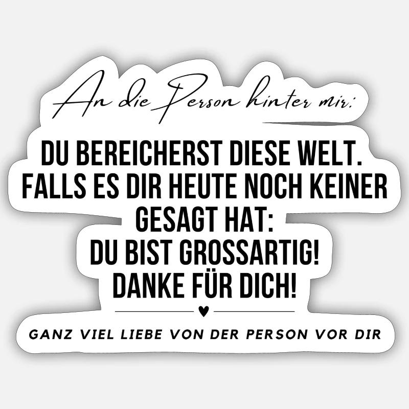 Sticker Größe S (10 x 10 cm) - 