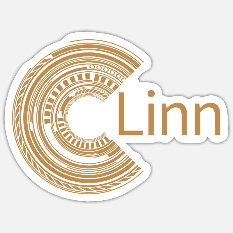 Pour Linn - Sticker taille S (10 x 10 cm) - blanc mat