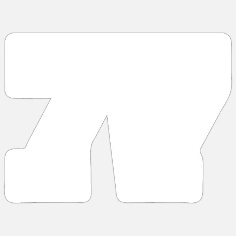 77 - Sticker size S (10 x 10 cm) - white matte